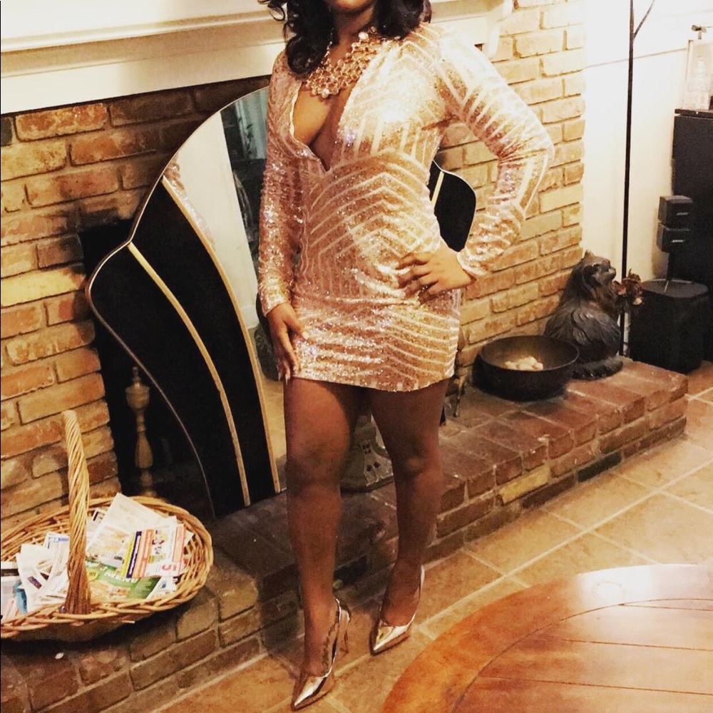 Mini Sequin Dress - image 1